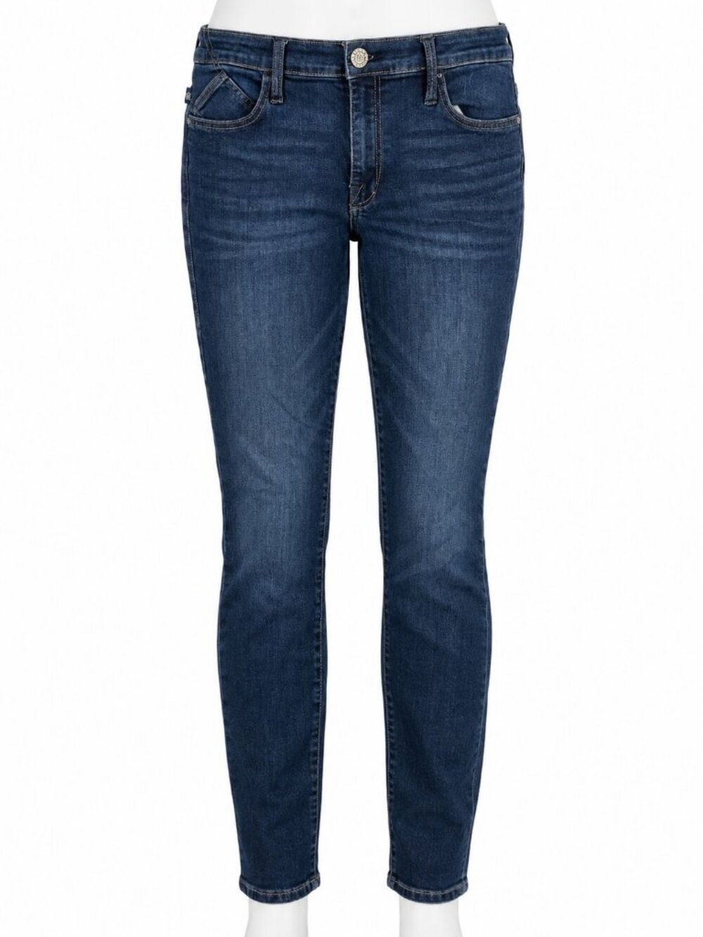 Rock & Republic Womens 14M Berlin Skinny Jeans Dark Wash Stretch Denim Classic F